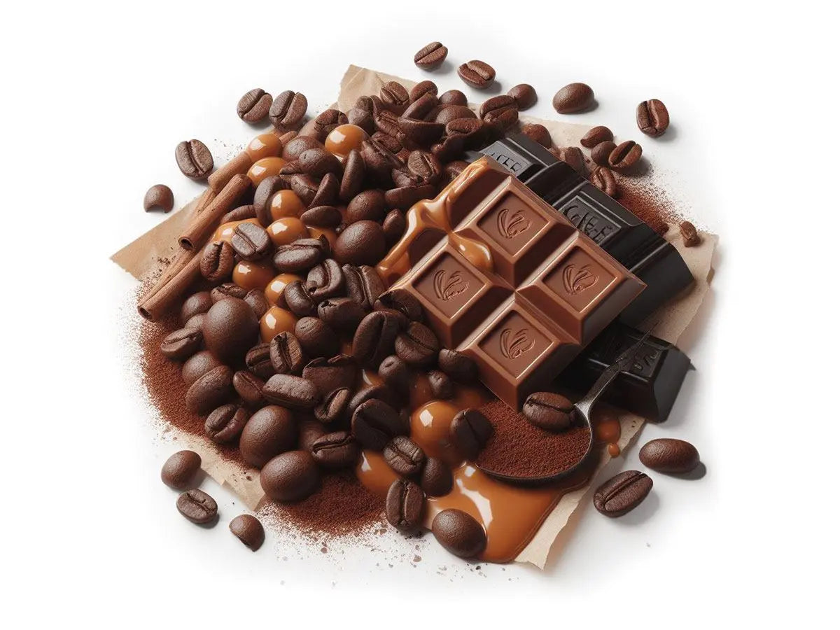 Aromatisierter Arabica mit Noten von Toffee und dunkler Schokolade