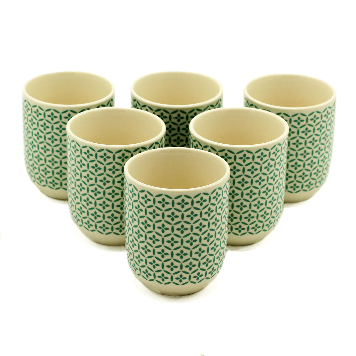 2er-Set Keramik-Teetassen – 190 ml, für Kräutertee, in drei Farben – Potio
