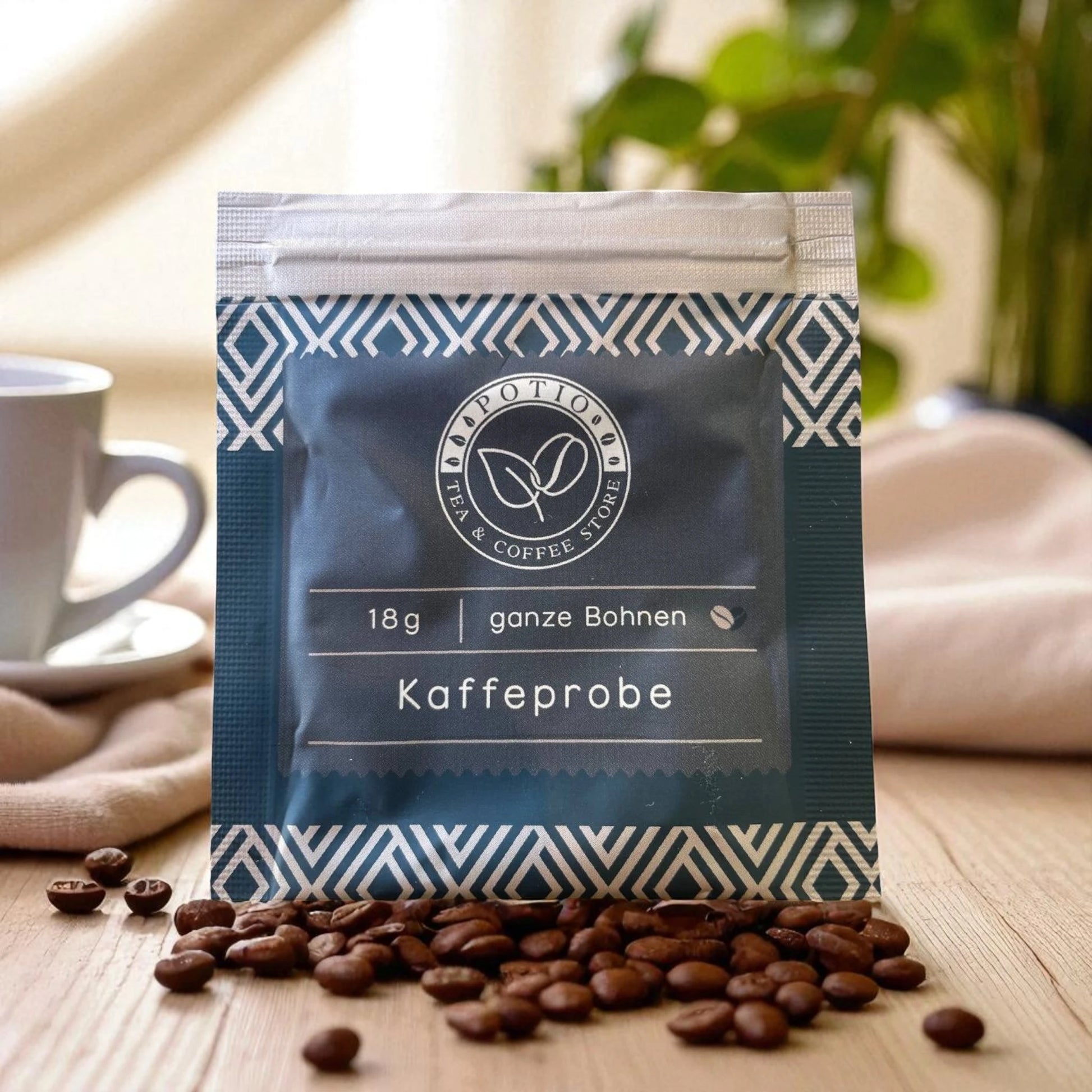 Verpackung Röstgold Crema – Kaffee mit Schoko-, Zitrus- und Karamellnoten