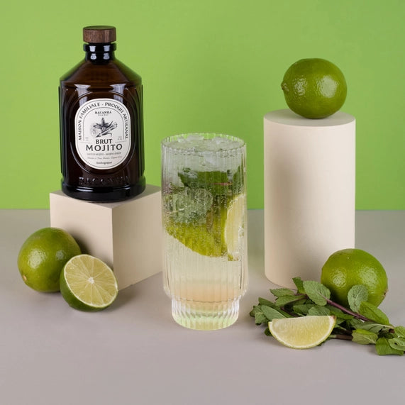 rfrischender Bio Sirup für Mojito, Mocktails und Eistee