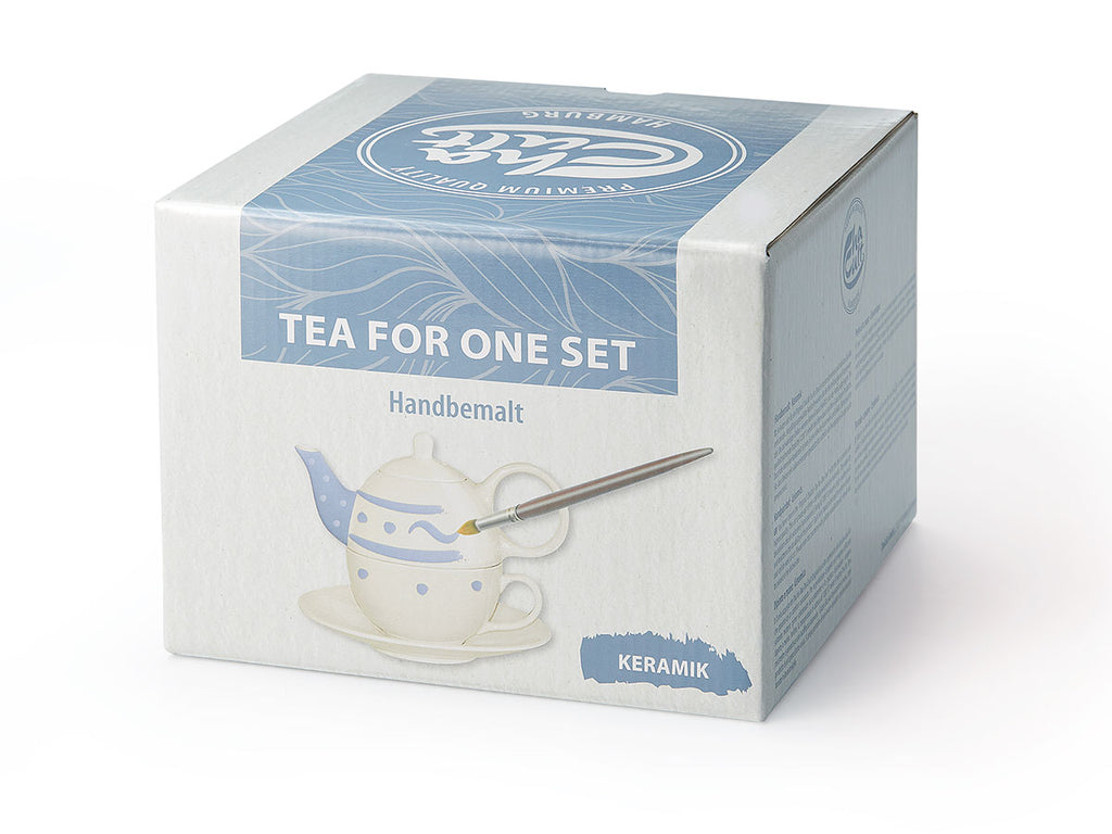 Geschenkverpackung für das Tea-for-one Set Feli im Katzendesign