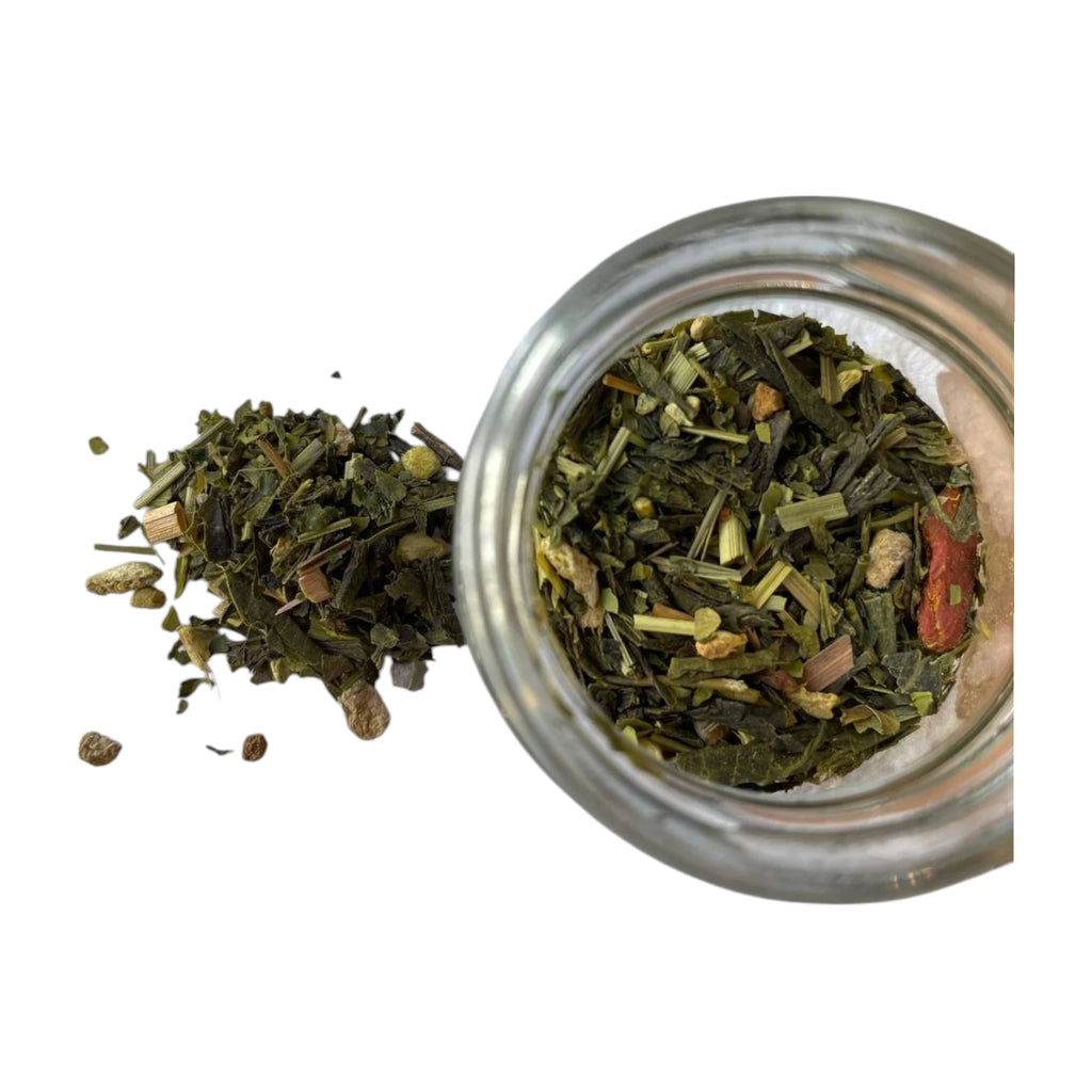 Aromatischer Bio-Tee mit Gojibeeren, Chili und Zitronengras – frisch & intensiv