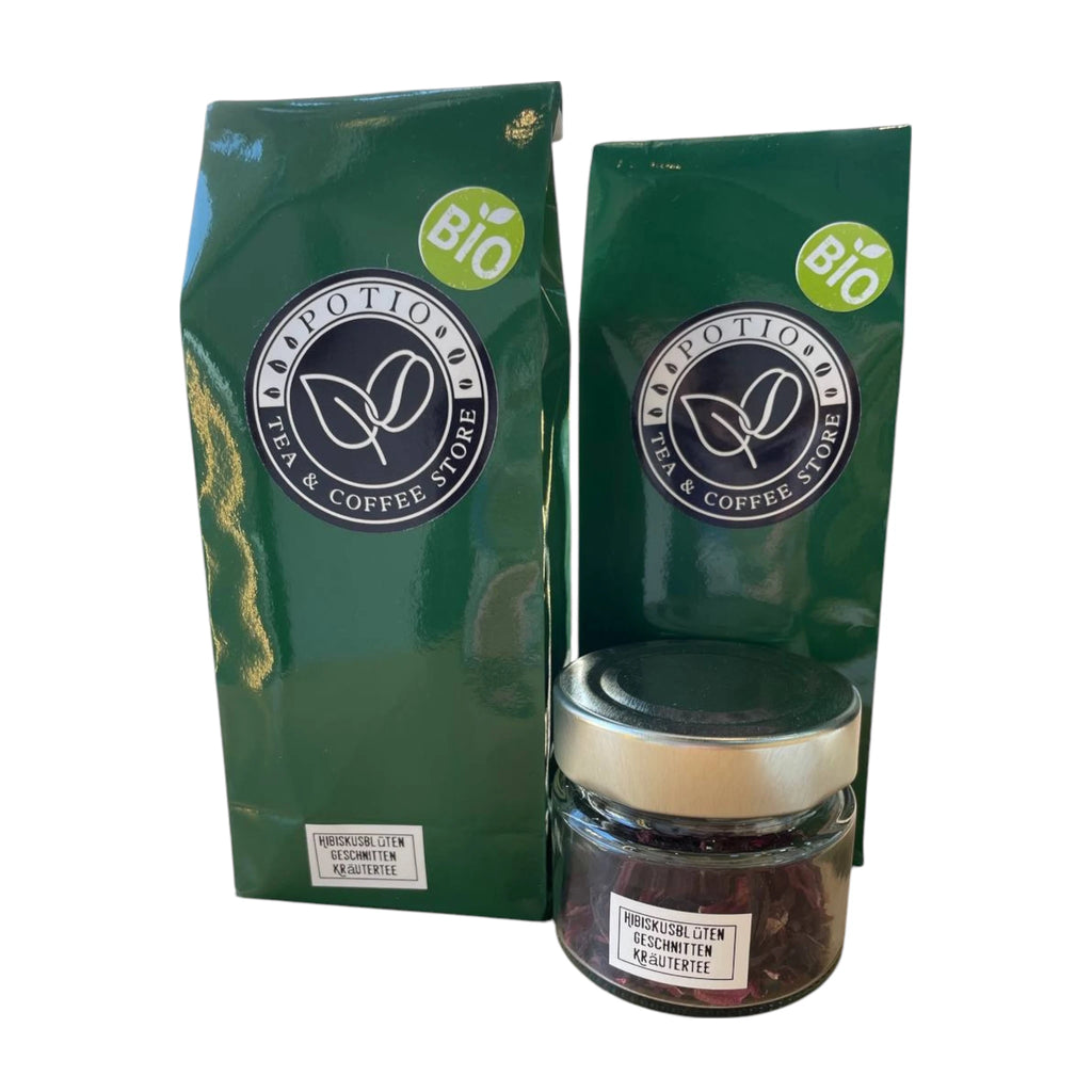 Tropische Hibiskusblüten für intensiven Geschmack – 100 % Naturprodukt, koffeinfrei