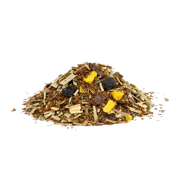 Bio Maracuja Orange Rooibos Tee mit Orangenschalen und tropischem Aroma – koffeinfrei von Potio
